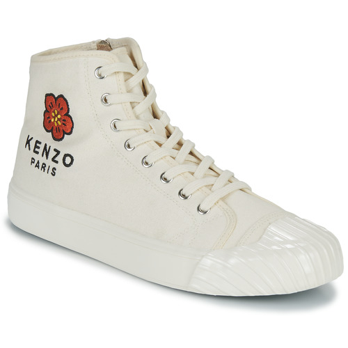 Scarpe Uomo Sneakers alte Kenzo KENZOSCHOOL HIGH TOP SNEAKERS Bianco
