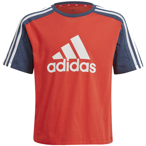 Abbigliamento Bambino T-shirt & Polo adidas Originals T-SHIRT 3STR BIG LOGO RAGAZZO Rosso