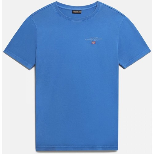 Abbigliamento Uomo T-shirt & Polo Napapijri SELBAS NP0A4GBQ-BC5 SKYDIVER Blu