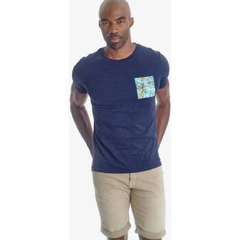Abbigliamento Uomo T-shirt & Polo Le Temps des Cerises T-shirt PILAS Blu