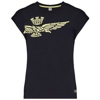 Abbigliamento Donna T-shirt maniche corte Aeronautica Militare TS1933DJ46908 Nero