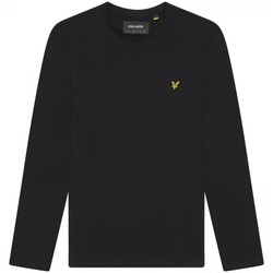 Abbigliamento Uomo T-shirt & Polo Lyle & Scott TS512VOG L/S T-SHIRT-Z86 BLACK Nero