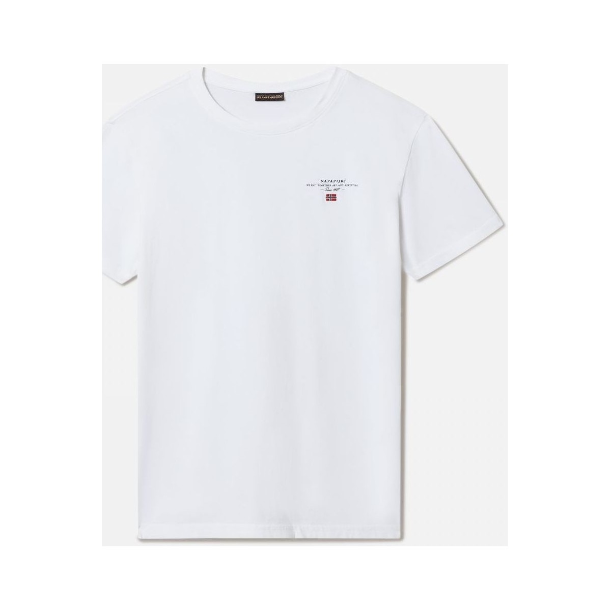 Abbigliamento Uomo T-shirt & Polo Napapijri SELBAS NP0A4GBQ-002 BRIGHT WHITE Bianco