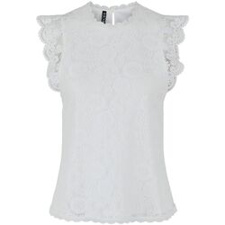 Abbigliamento Donna Top / T-shirt senza maniche Pieces 17120454 OLLINE-CLOUD DANCER Beige
