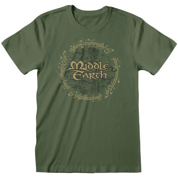 Abbigliamento T-shirts a maniche lunghe Lord Of The Rings Middle Earth Verde