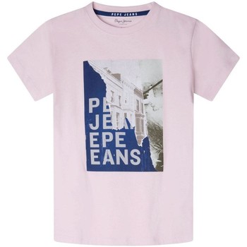 Abbigliamento Bambino T-shirt maniche corte Pepe jeans  Rosa