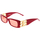 Orologi & Gioielli Donna Occhiali da sole Balenciaga Occhiali da Sole  BB0096S 003 Rosso