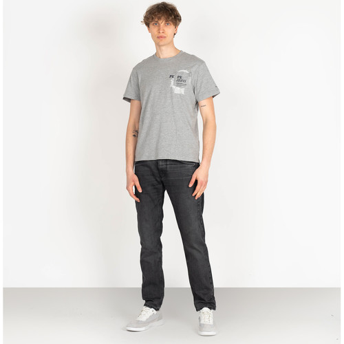 Abbigliamento Uomo T-shirt maniche corte Pepe jeans PM508023 | Sergio Grigio