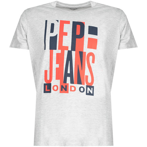 Abbigliamento Uomo T-shirt maniche corte Pepe jeans PM507739 | Davy Grigio