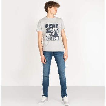 Abbigliamento Uomo Pantaloni 5 tasche Pepe jeans PM205895DH74 | Hatch Regular Blu