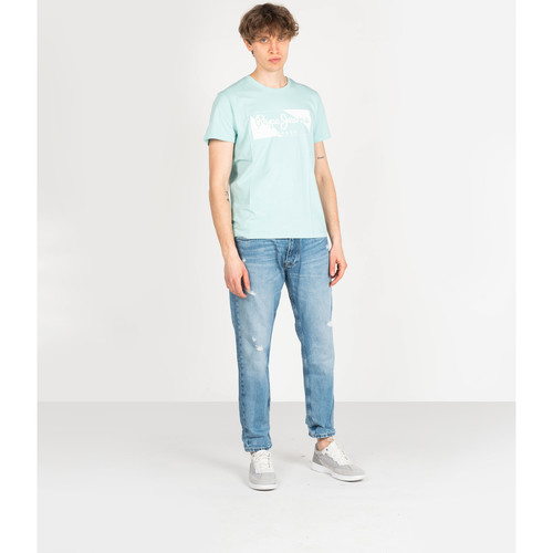 Abbigliamento Uomo Pantaloni 5 tasche Pepe jeans PM205117WI0R | Callen Crop Blu