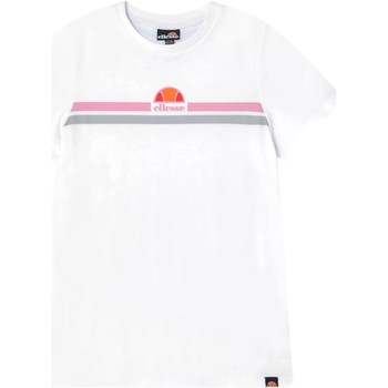Abbigliamento Bambino T-shirt maniche corte Ellesse CAMISETA BLANCA JUNIOR  S4M12121 Bianco