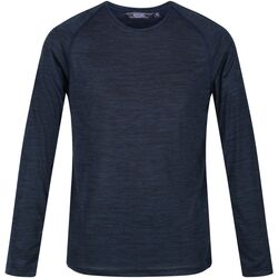 Abbigliamento Uomo T-shirts a maniche lunghe Regatta Burlow Blu