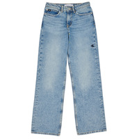 Abbigliamento Bambina Jeans dritti Calvin Klein Jeans WIDE LEG HR Blu