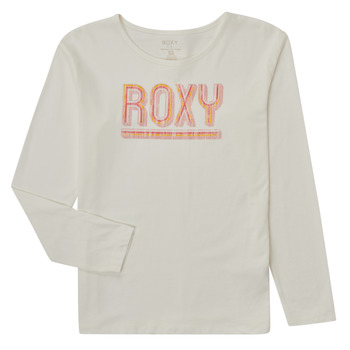 Abbigliamento Bambina T-shirts a maniche lunghe Roxy THE ONE A Bianco