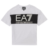 Abbigliamento Bambino T-shirt maniche corte Emporio Armani EA7 6LBT58-BJ02Z-1100 Bianco