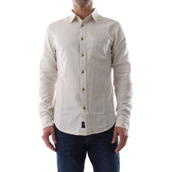 Abbigliamento Uomo Camicie maniche lunghe Dockers A1114 0025 - SLIM ORIGINAL-EGRET Beige