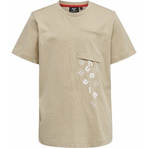 Abbigliamento Unisex bambino T-shirt maniche corte hummel T-shirt enfant  hmlMarcel Marrone