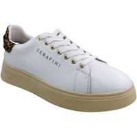 Scarpe Donna Sneakers Serafini Baskets J.CONNORS White Animalier - Bianco