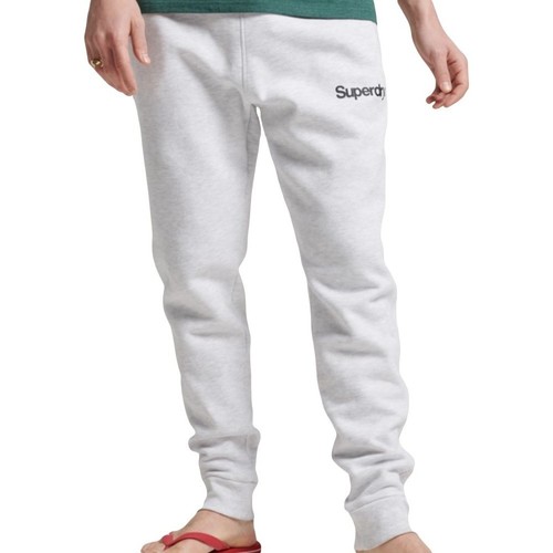 Abbigliamento Uomo Pantaloni da tuta Superdry Classique Core Logo Bianco