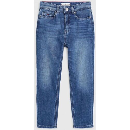Abbigliamento Bambina Jeans Tommy Hilfiger KG0KG06070 HR TAPARED-MEDIUMUSEDCRSSHTCH Blu