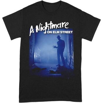 Abbigliamento T-shirts a maniche lunghe Nightmare On Elm Street Freddy Is Waiting Nero
