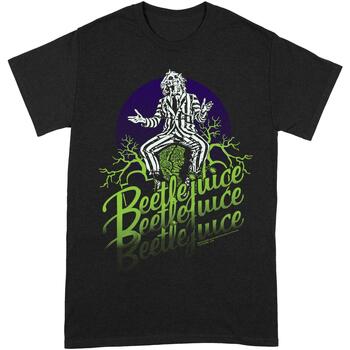 Abbigliamento T-shirts a maniche lunghe Beetlejuice BI127 Nero