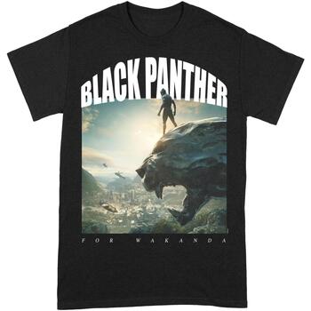 Abbigliamento T-shirts a maniche lunghe Black Panther  Nero