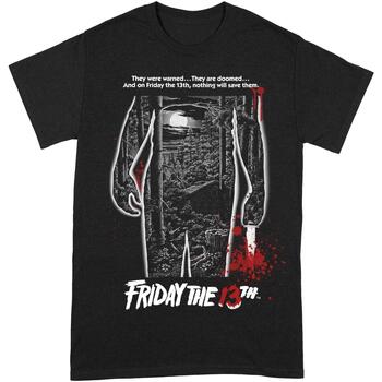 Abbigliamento T-shirts a maniche lunghe Friday The 13Th Bloody Poster Nero
