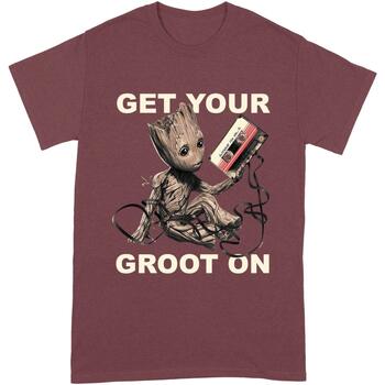 Abbigliamento T-shirts a maniche lunghe Guardians Of The Galaxy Get Your Groot On Multicolore