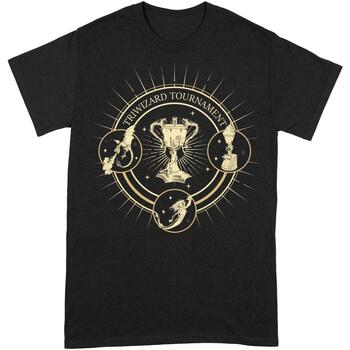 Abbigliamento T-shirts a maniche lunghe Harry Potter Triwizard Nero