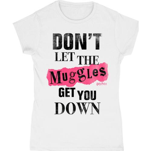 Abbigliamento Donna T-shirts a maniche lunghe Harry Potter Muggles Clippings Nero
