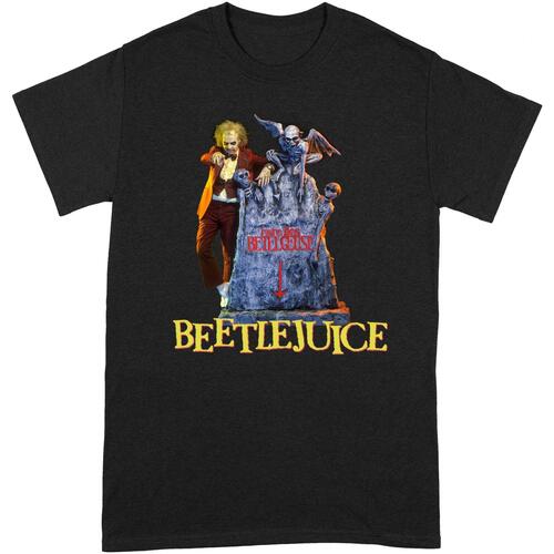 Abbigliamento T-shirts a maniche lunghe Beetlejuice Here Lies Multicolore