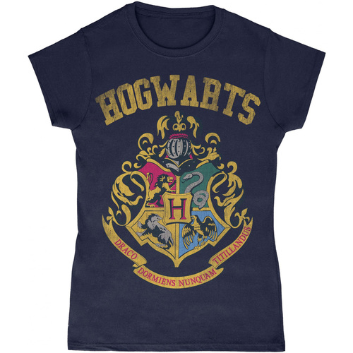 Abbigliamento Donna T-shirts a maniche lunghe Harry Potter BI265 Blu