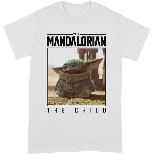 Abbigliamento T-shirts a maniche lunghe Star Wars: The Mandalorian BI280 Nero