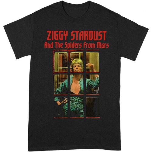 Abbigliamento T-shirts a maniche lunghe David Bowie BI313 Nero