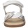 Scarpe Bambina Sandali Andanines 221411-4 Sandalo Bambina BIANCO ARGENTO Multicolore