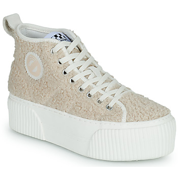 Scarpe Donna Sneakers alte No Name IRON MID SIDE Beige