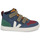 Scarpe Unisex bambino Sneakers alte Veja SMALL V-10 MID Blu / Verde / Rosso