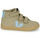 Scarpe Unisex bambino Sneakers alte Veja SMALL ESPLAR MID Beige / Blu