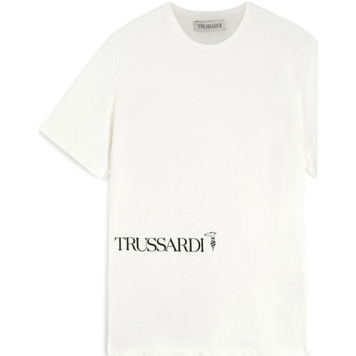 Abbigliamento Uomo T-shirt maniche corte Trussardi 52T00596-1T005381 Bianco
