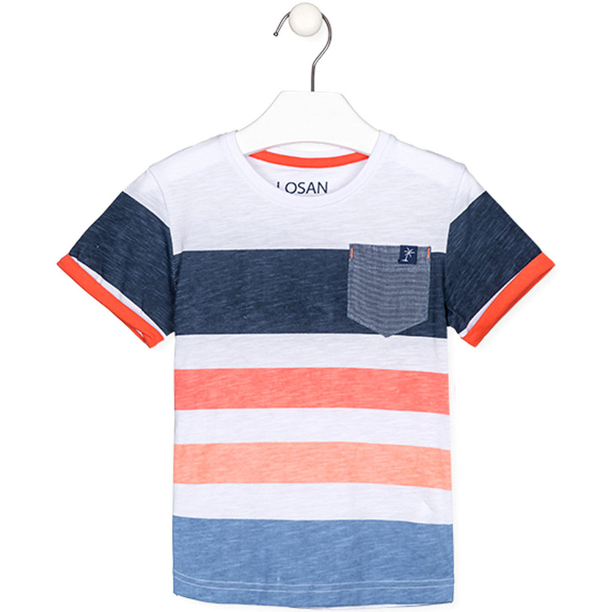 Abbigliamento Unisex bambino T-shirt & Polo Losan 215-1026AL Bianco