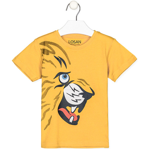 Abbigliamento Unisex bambino T-shirt maniche corte Losan 215-1205AL Giallo