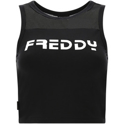 Abbigliamento Donna Top / T-shirt senza maniche Freddy S2WMAK1 Nero