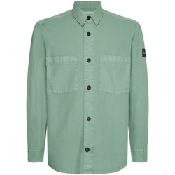 Abbigliamento Uomo Camicie maniche lunghe Calvin Klein Jeans K10K108155 Verde