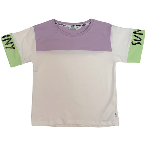 Abbigliamento Unisex bambino T-shirt maniche corte Melby 62E5195 Bianco