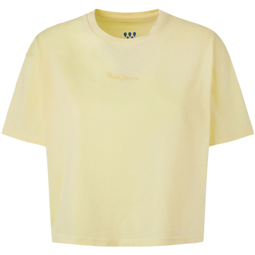Abbigliamento Donna T-shirt & Polo Pepe jeans PL505180 Giallo