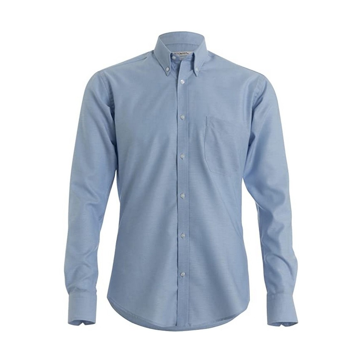 Abbigliamento Uomo Camicie maniche lunghe Kustom Kit Oxford Blu