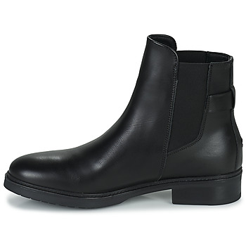 Tommy Hilfiger Coin Leather Flat Boot Nero