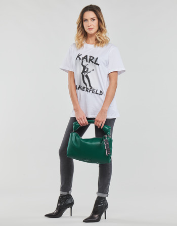 Karl Lagerfeld KARL ARCHIVE OVERSIZED T-SHIRT Bianco